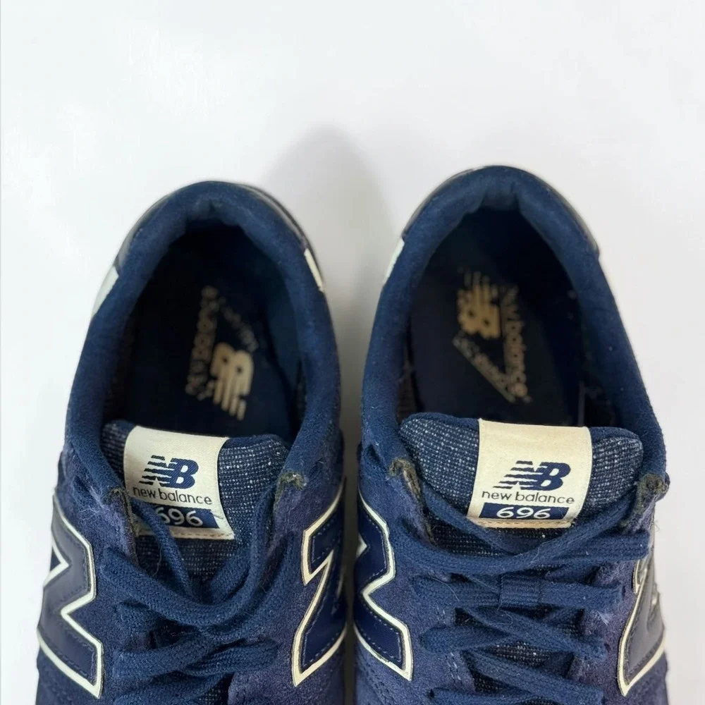 New Balance 996 Women's Navy Suede Running Sneakers Size 6.5 WR996TC Retro